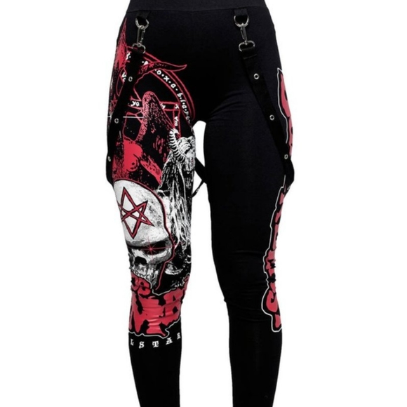 Killstar Pants - Rob Zombie x Killstar Superbeast leggings M